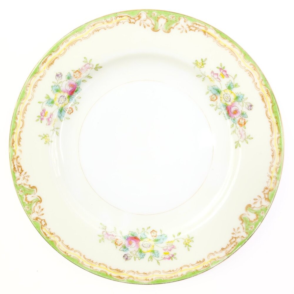 c. 1920s-1930s Sampy Japan "Elaine" Hand Painted Fine China Bread/Dessert Plate